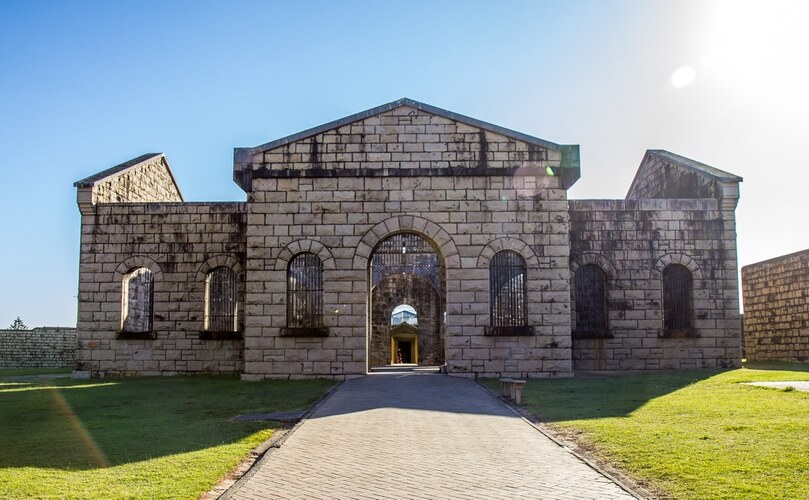 Entrance to Trial Bay Gaol