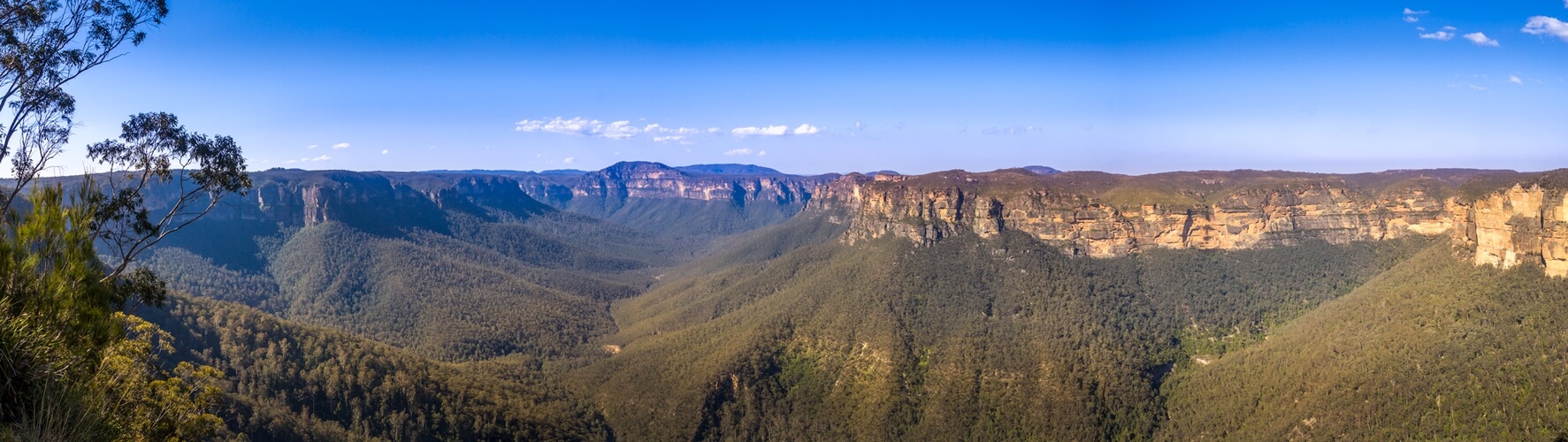 Govetts Leap lookout panorama, The Blue Mountains
